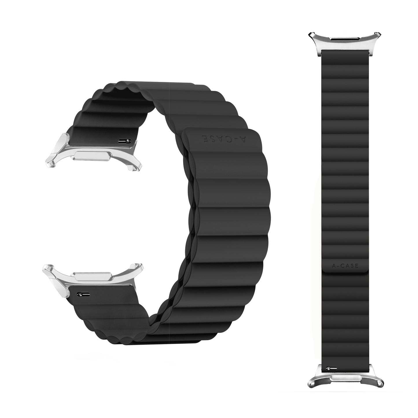 Invix Galaxy Watch Silicone Magnetic Band-Black