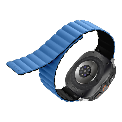 Invix Galaxy Watch Silicone Magnetic Band-Blue/Black