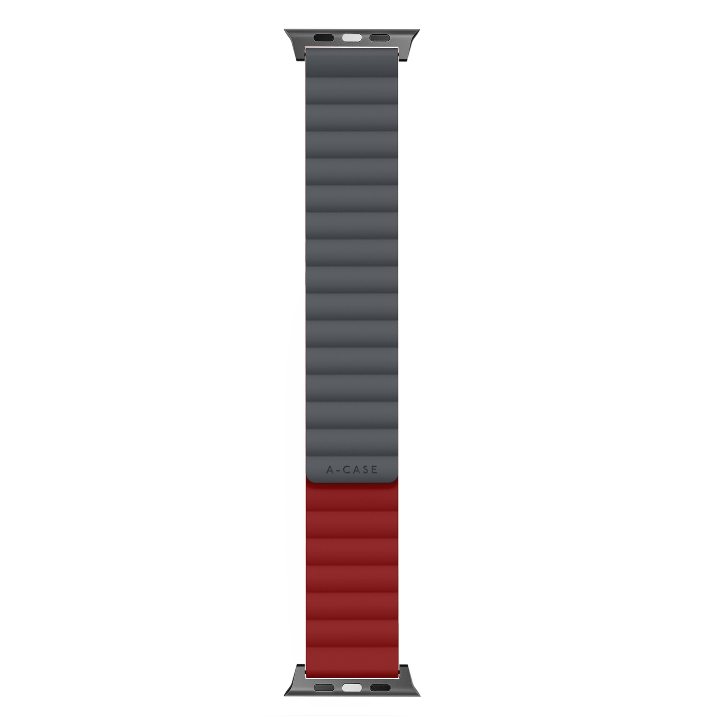 Invix Apple Watch Silicone Magnetic Band-Gray/Red