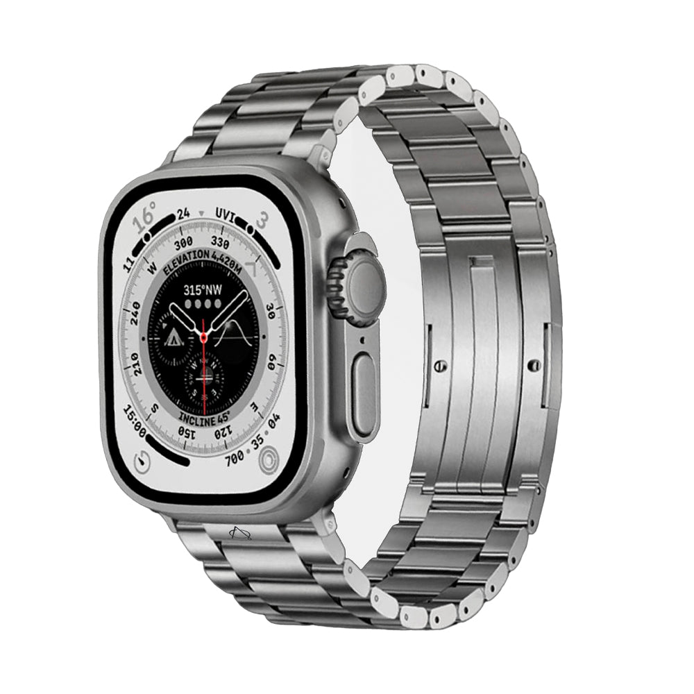 Amanos Apple Watch Steel Band-Titanium