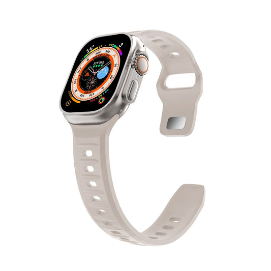 Amasra Apple Watch Silicone Band-Beige