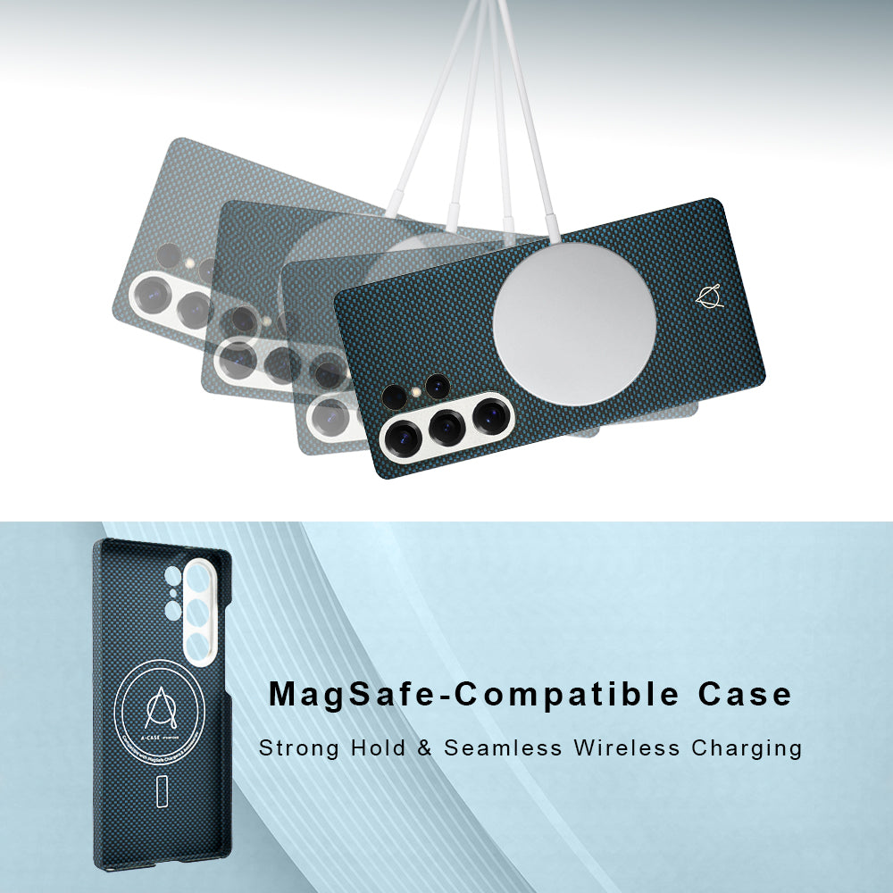 Desen Aramid Fiber Case For Samsung Galaxy S25 Ultra -Blue