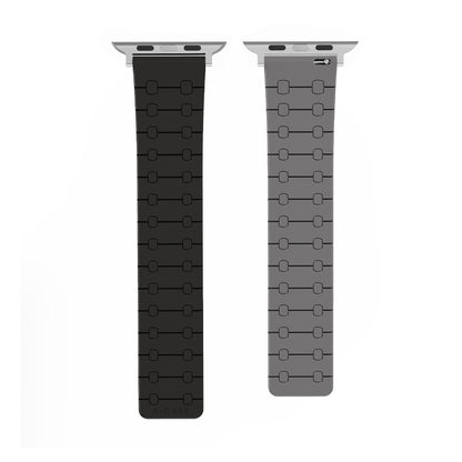 Perge Apple Watch Silicone Magnetic Band- Black