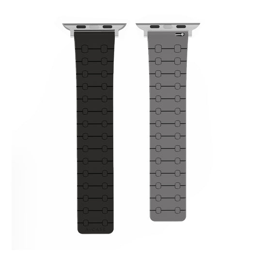 Perge Apple Watch Silicone Magnetic Band- Black