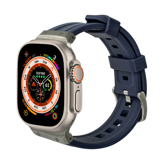 Sarzep Silicone Apple Watch Strap - Navy