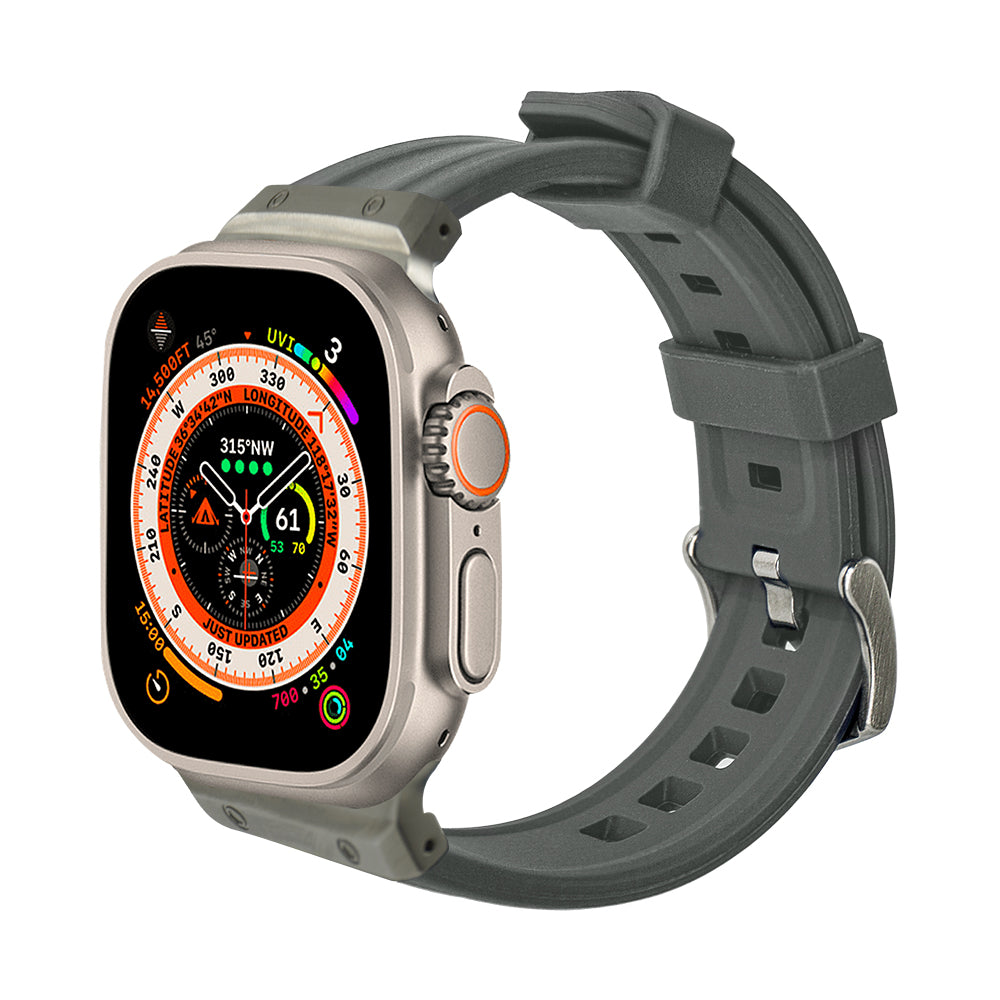 Sarzep Silicone Apple Watch Strap - Navy