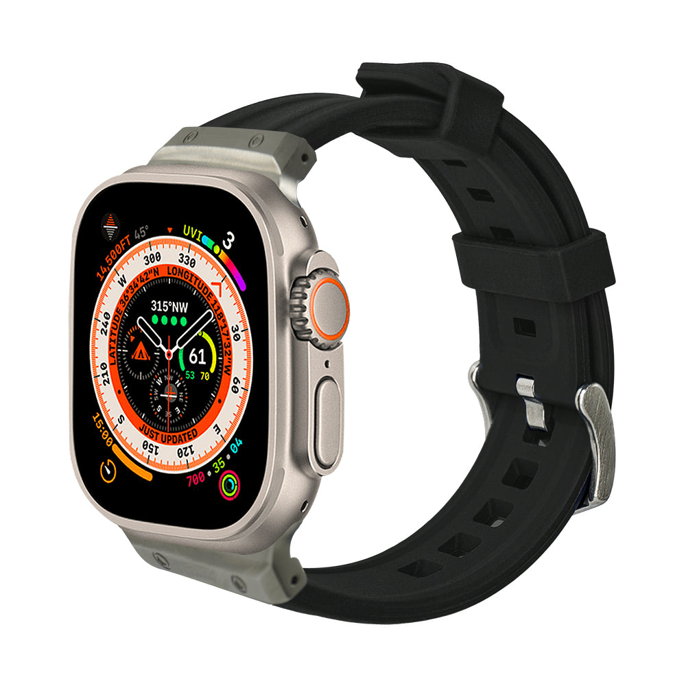 Sarzep Silicone Apple Watch Strap - Navy