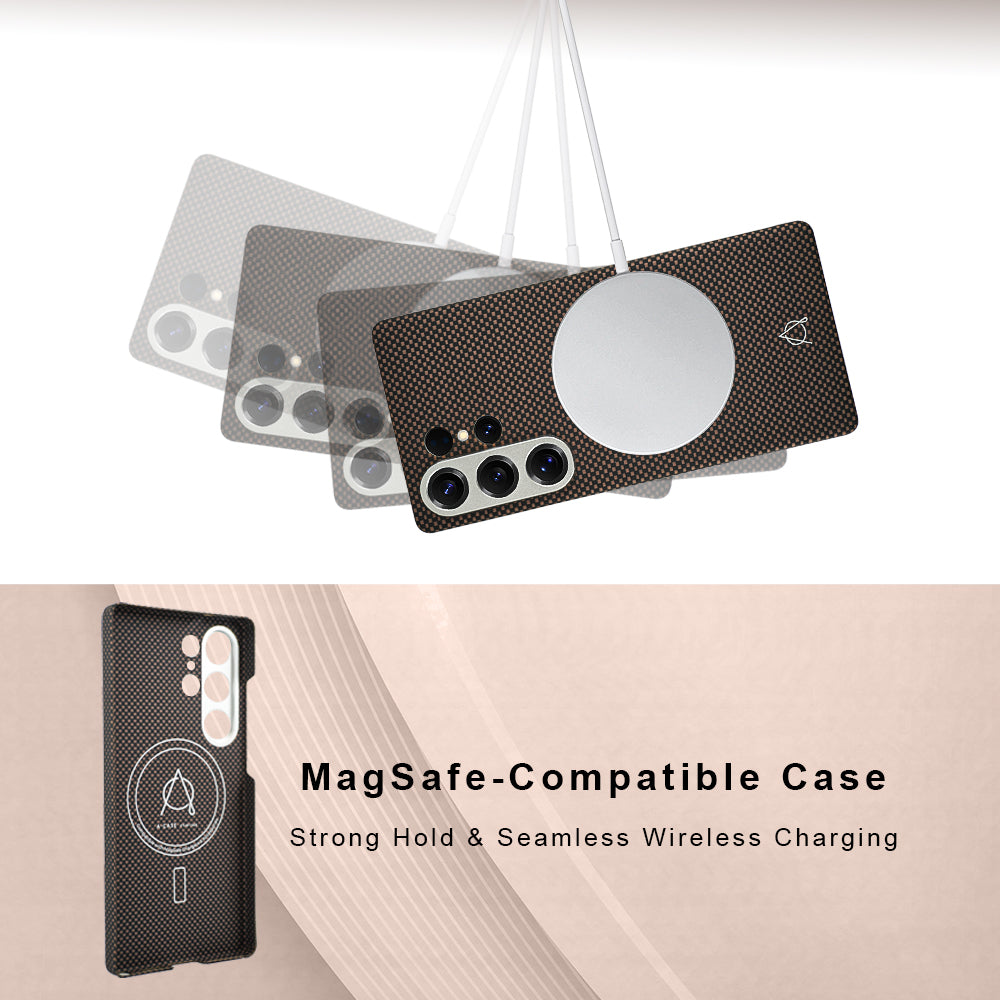 Desen Aramid Fiber Case For Samsung Galaxy S25 Ultra -Gold