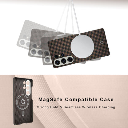 Desen Aramid Fiber Case For Samsung Galaxy S25 Ultra -Gold