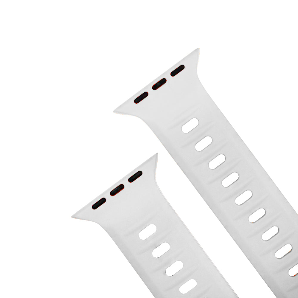 Amasra Apple Watch Silicone Band-White
