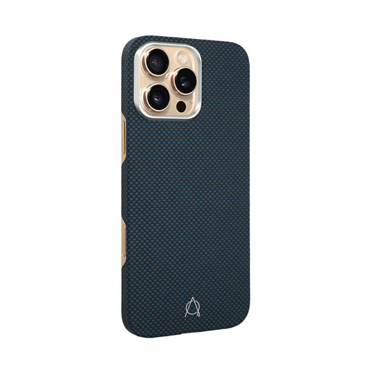 Desen Aramid Fiber Case For iPhone 16 Pro Max - Blue