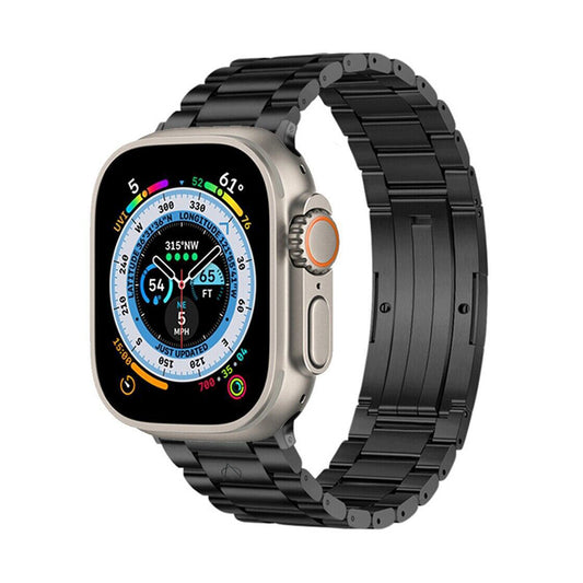 Amanos Apple Watch Steel Band-Black