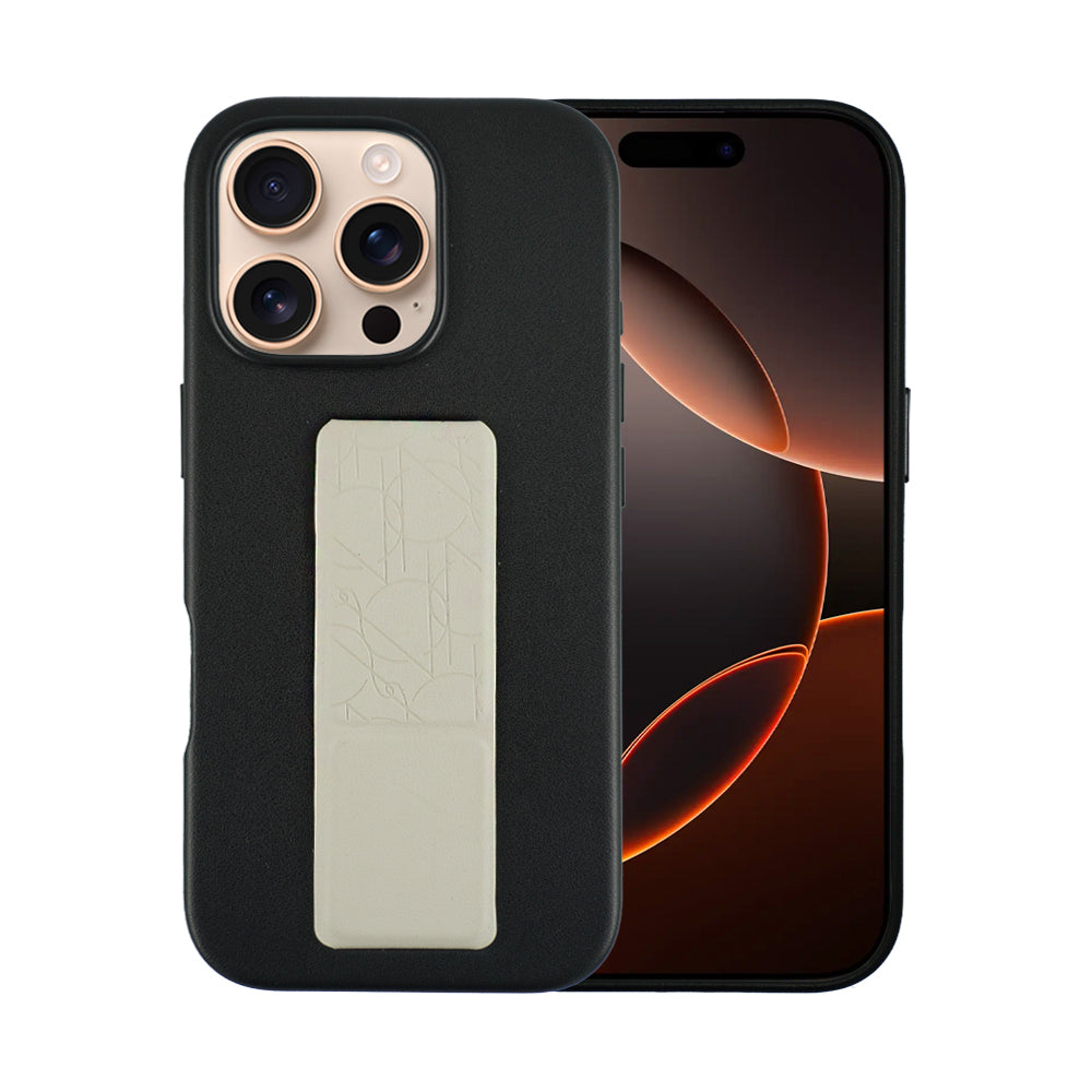 Tank Pro Vegan Leather Case For iPhone 16 Series-Red