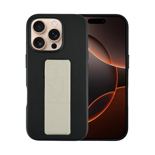Tank Pro Vegan Leather Case For iPhone 16 Series-Gray