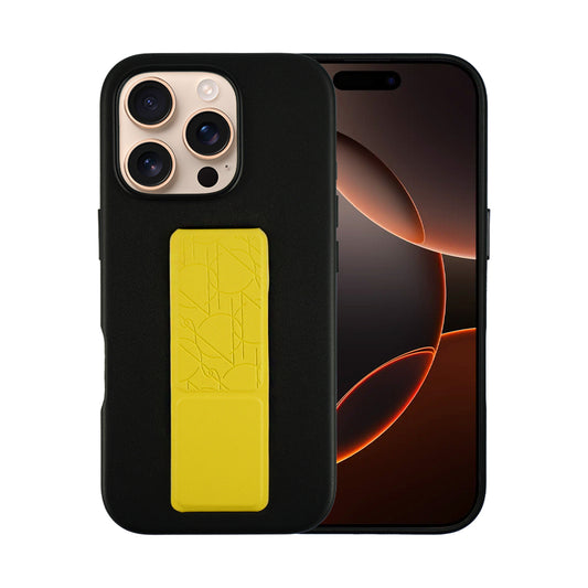Tank Pro Vegan Leather Case For iPhone 16 Series-Yellow