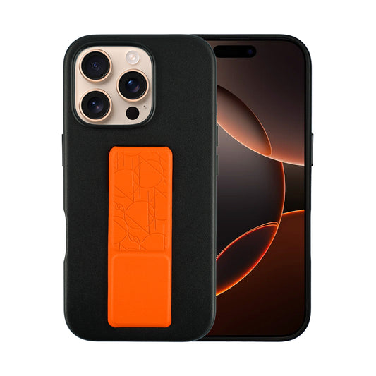 Tank Pro Vegan Leather Case For iPhone 16 Series-Orange