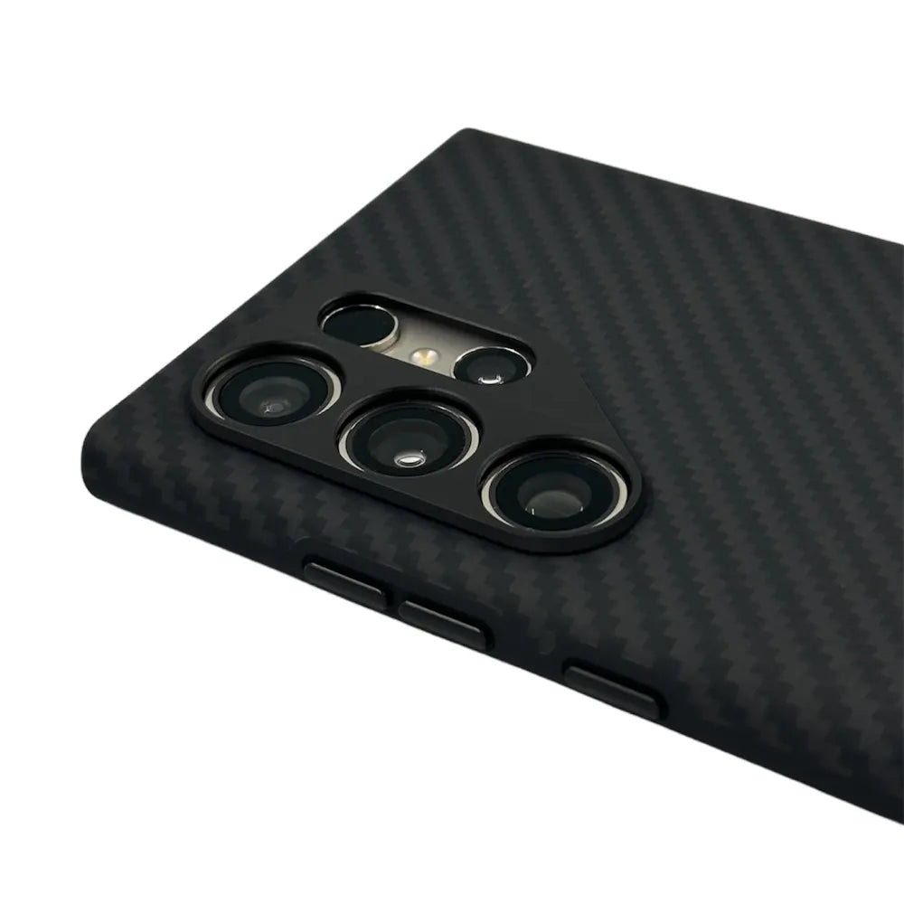 Savar Aramid Fiber Case For S24 Ultra – 1500D - Black