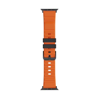Bodrum Apple Watch Silicone Band Orange/Black
