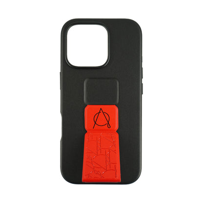 Tank Pro Vegan Leather Case For iPhone 16 Series-Red