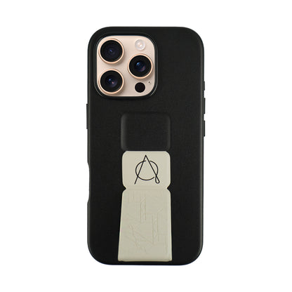 Tank Pro Vegan Leather Case For iPhone 16 Series-Gray