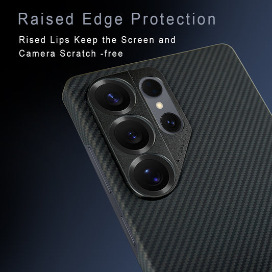 Kavar 600D Aramid Fiber Case For Samsung S25 Ultra -Black