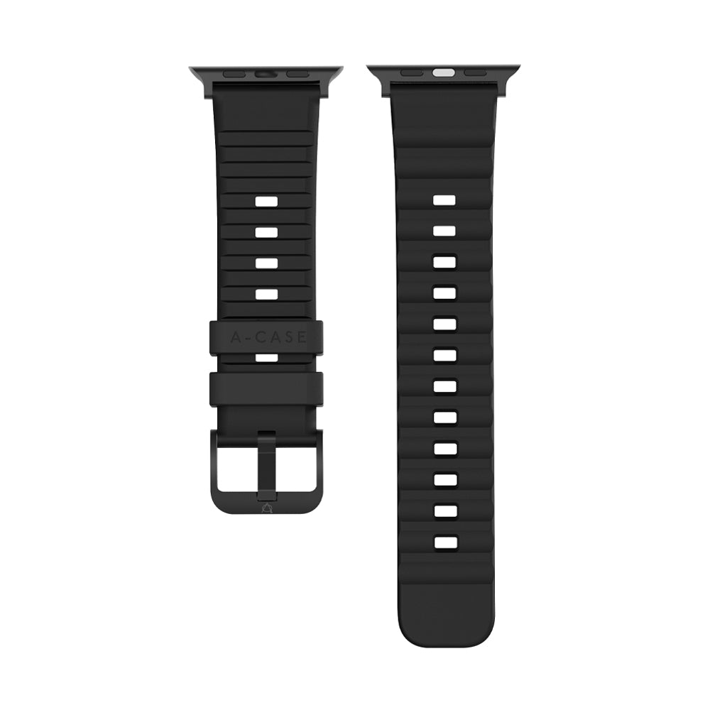 Bodrum Apple Watch Silicone Band Black/Black