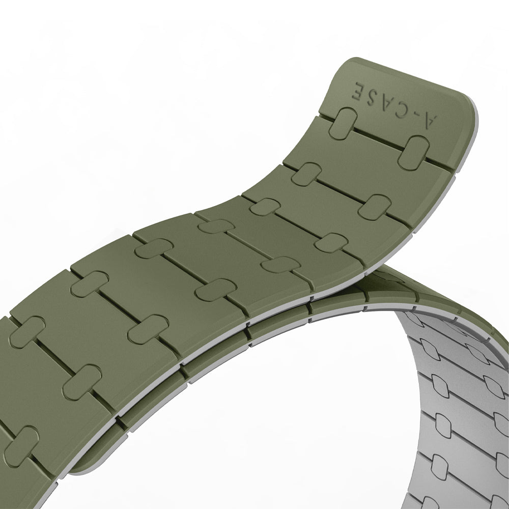 Perge Apple Watch Silicone Magnetic Band- Green