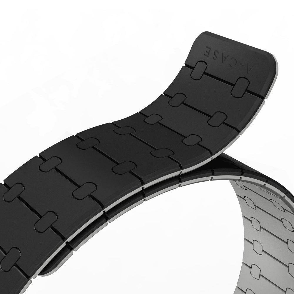 Perge Apple Watch Silicone Magnetic Band- Black