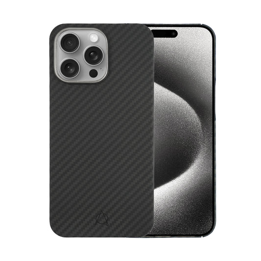 Kavar 1500D Aramid Fiber Case For iPhone 15 Series - Black