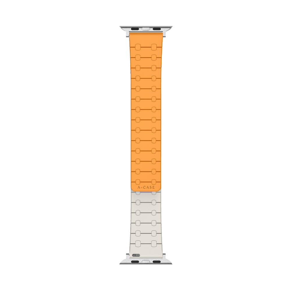 Perge Apple Watch Silicone Magnetic Band-Orange
