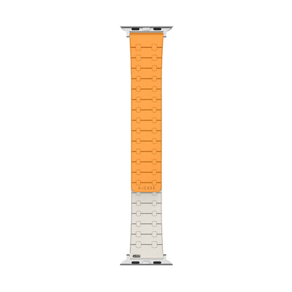 Perge Apple Watch Silicone Magnetic Band-Orange