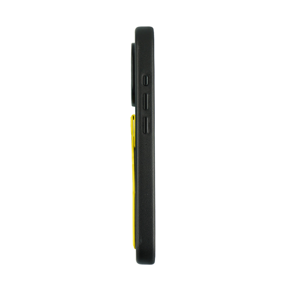 Tank Pro Vegan Leather Case For iPhone 16 Series-Yellow