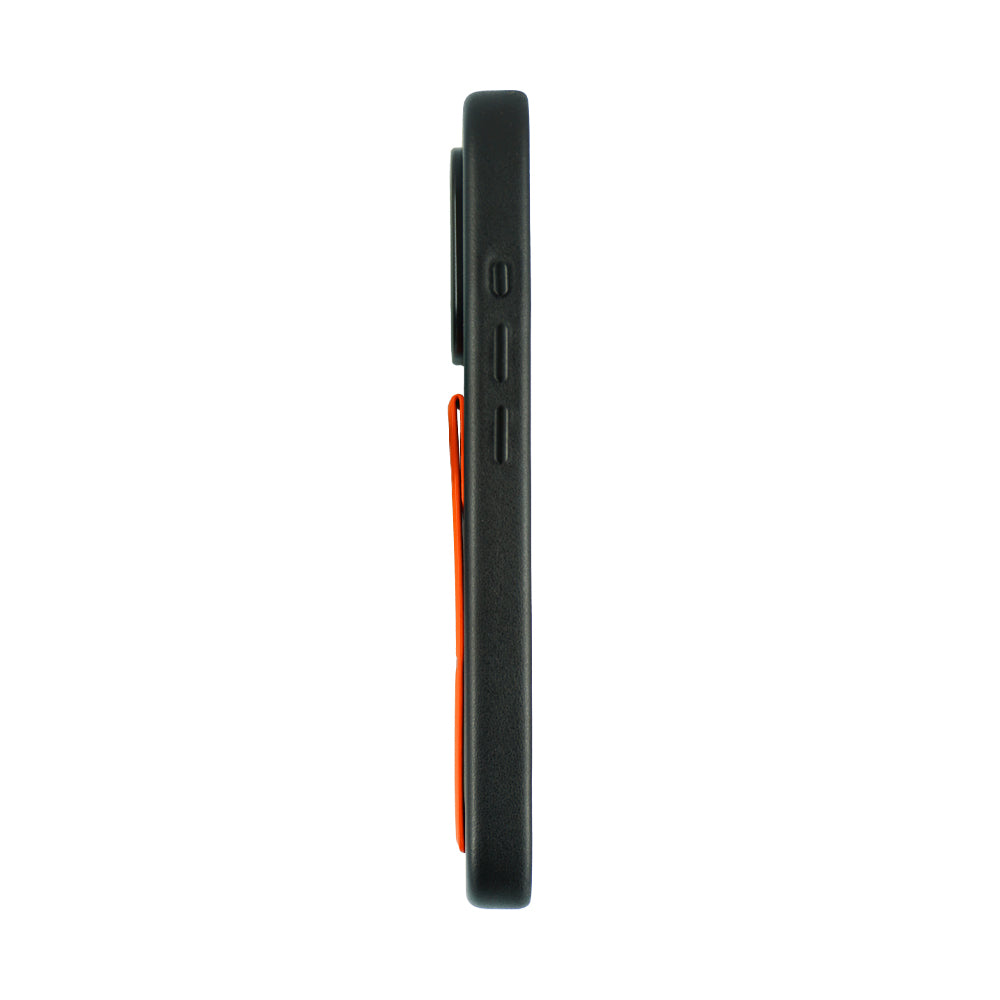 Tank Pro Vegan Leather Case For iPhone 16 Series-Orange
