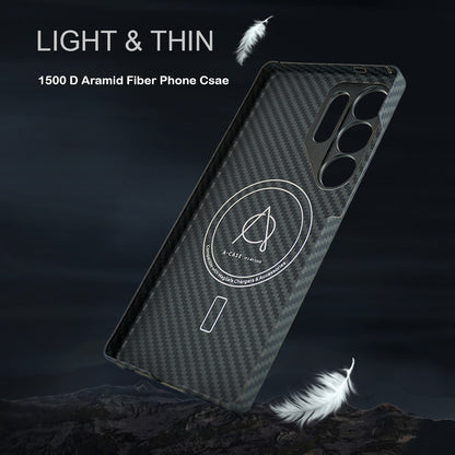 Kavar 1500D Aramid Fiber Case For Samsung S25 Ultra -Black