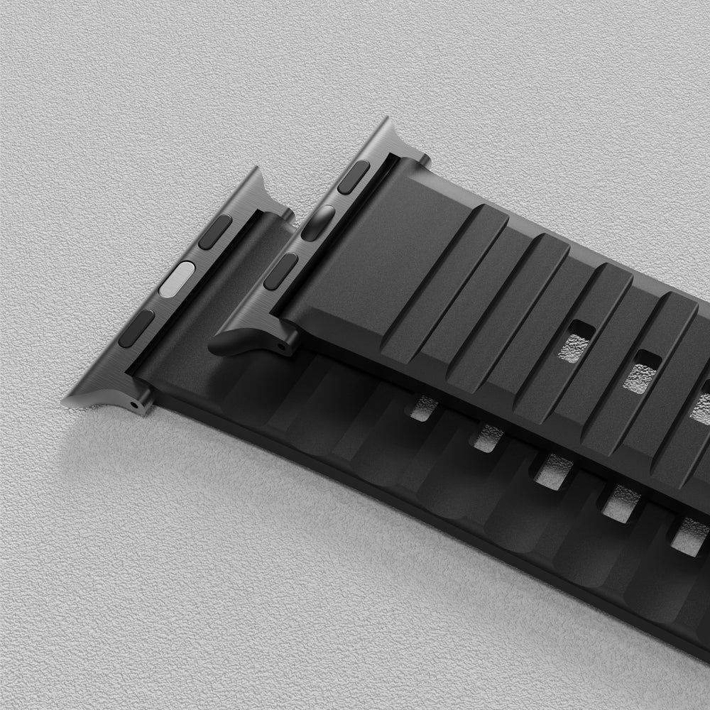 Bodrum Apple Watch Silicone Band Black/Black