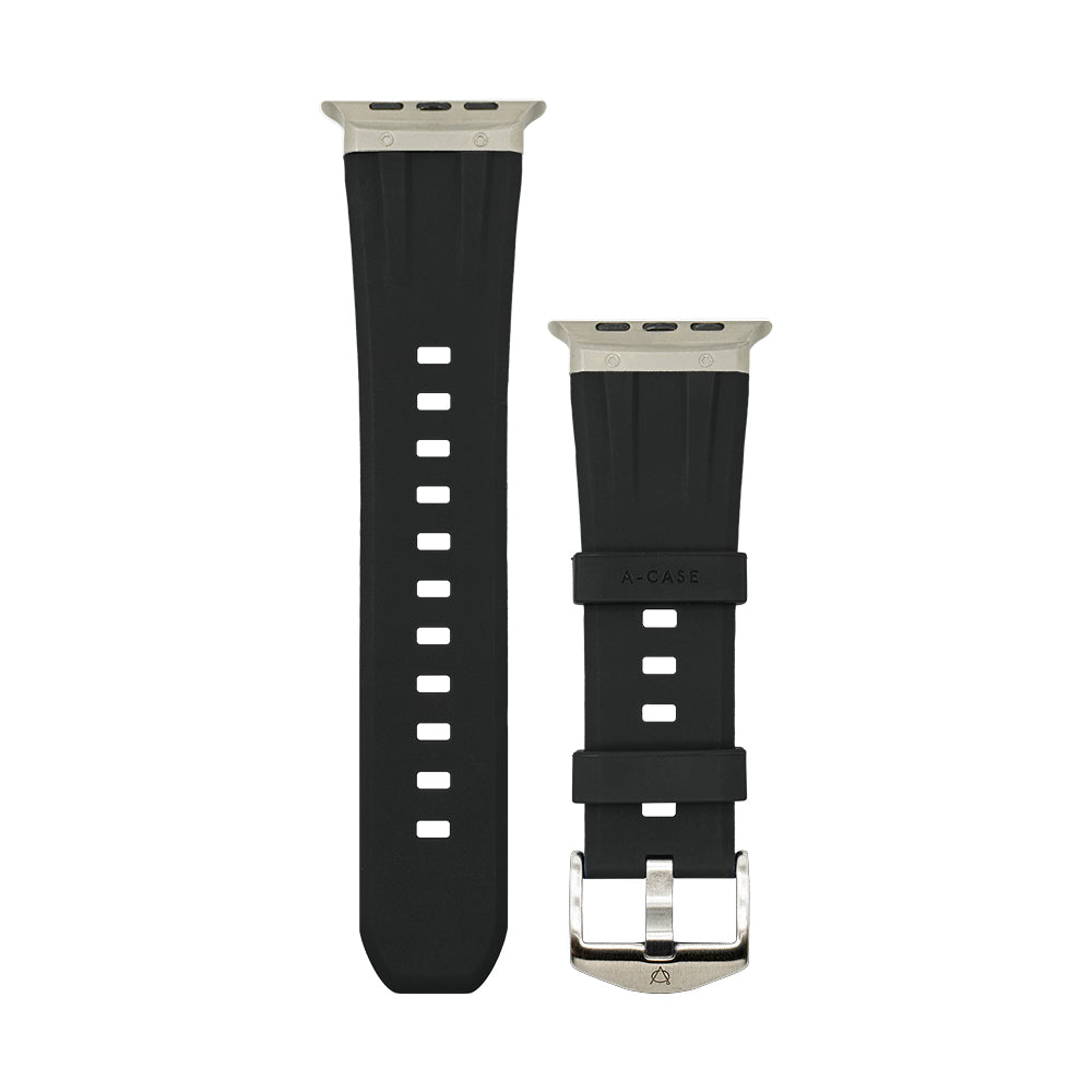 Sarzep Silicone Apple Watch Strap - Black