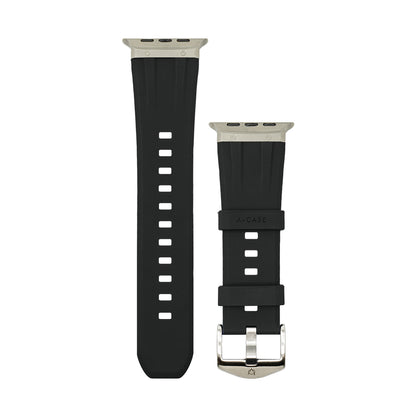Sarzep Silicone Apple Watch Strap - Black