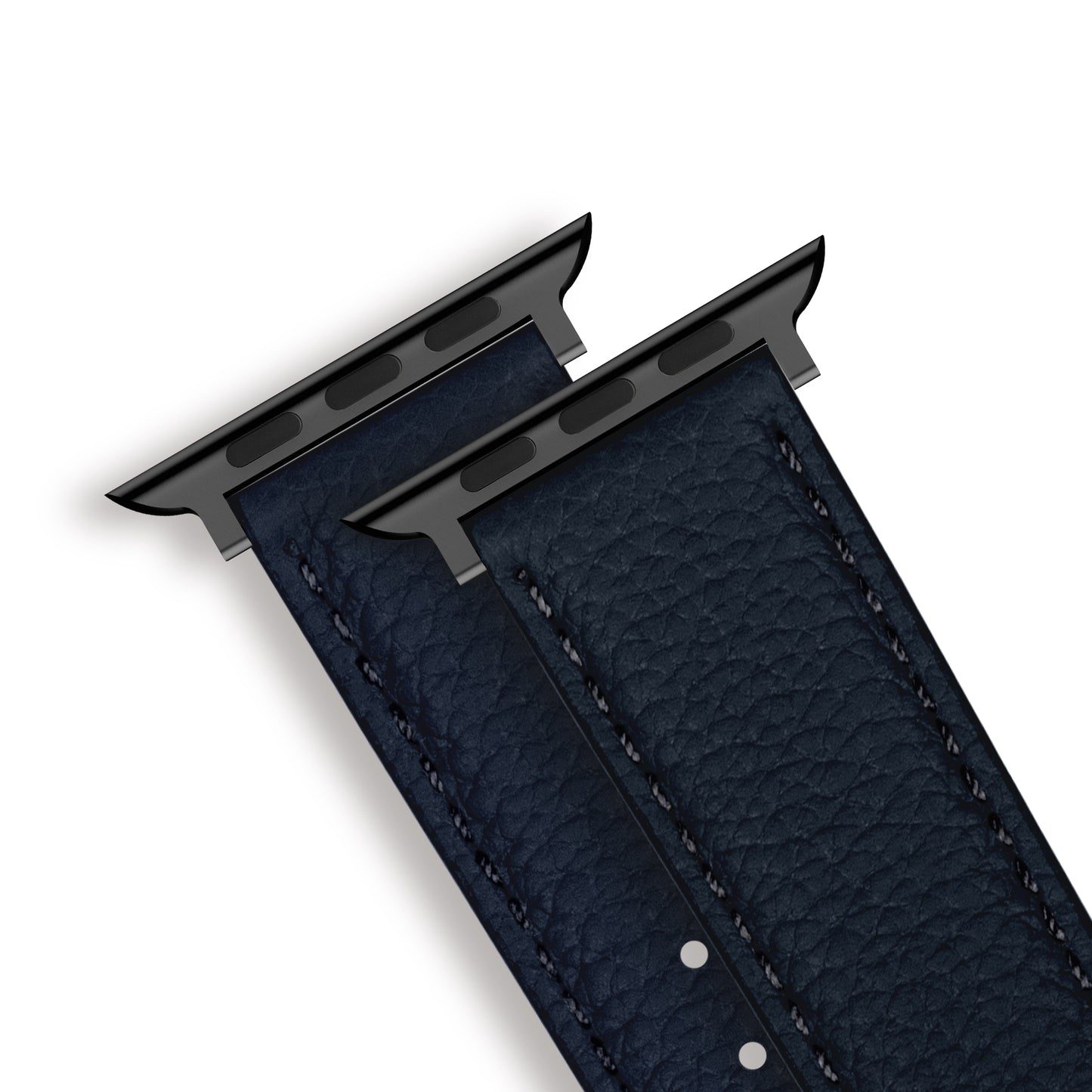 Amur Apple Watch Genuine Leather Strap – Blue/Black