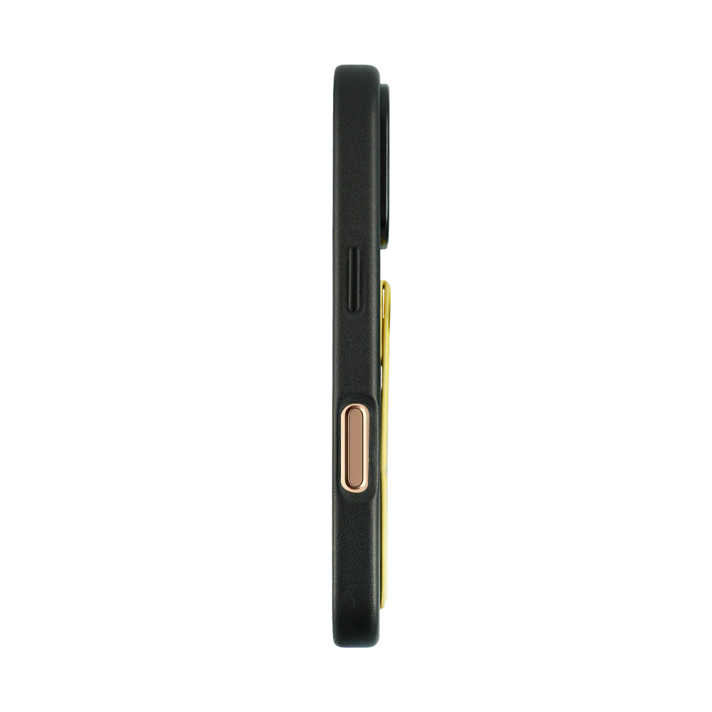 Tank Pro Vegan Leather Case For iPhone 16 Series-Yellow
