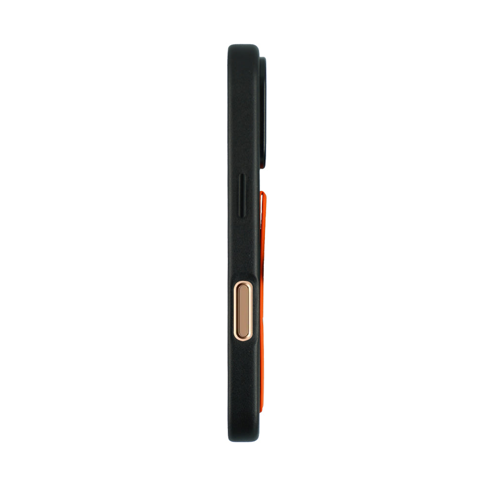 Tank Pro Vegan Leather Case For iPhone 16 Series-Orange