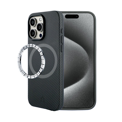 Savar Aramid Fiber Case For iPhone 15 Pro Max - 600D