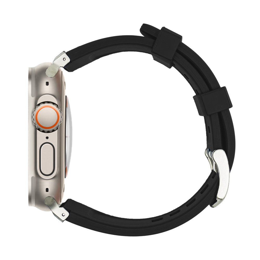 Sarzep Silicone Apple Watch Strap - Black