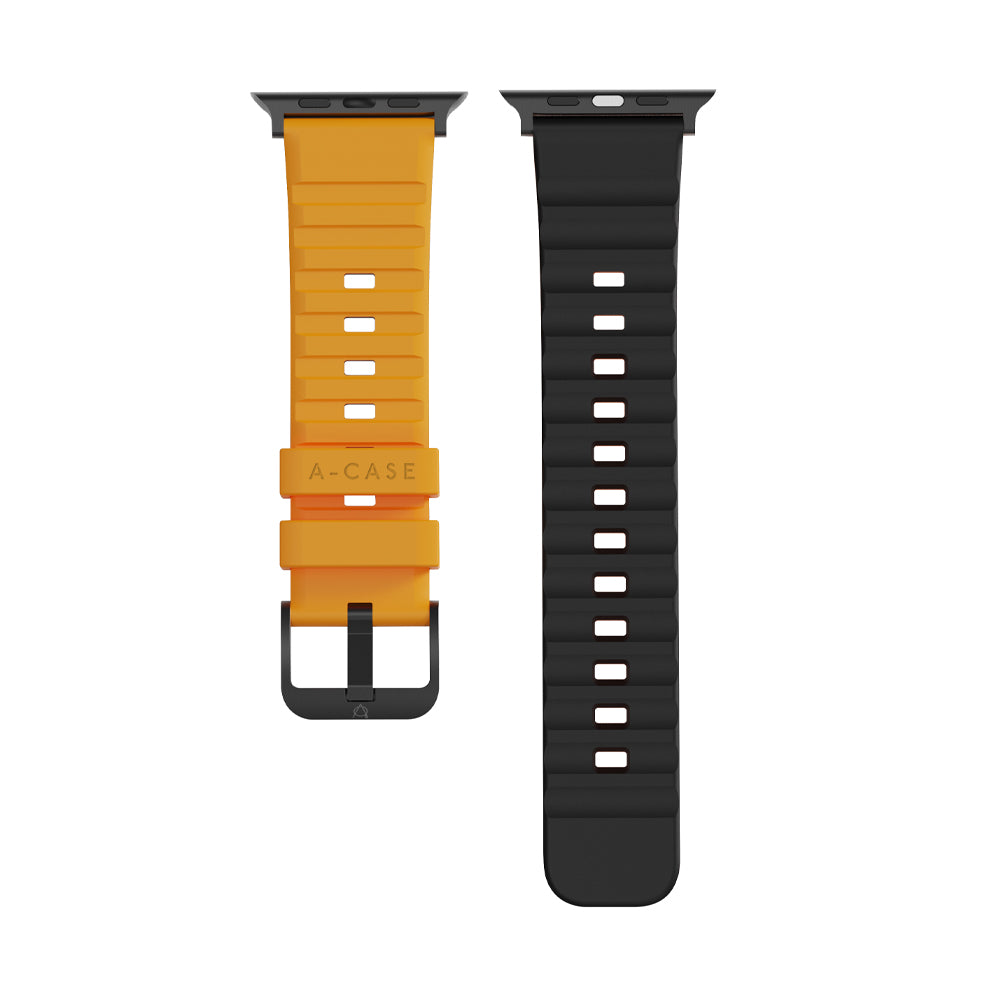 Bodrum Apple Watch Silicone Band Yellow/Black
