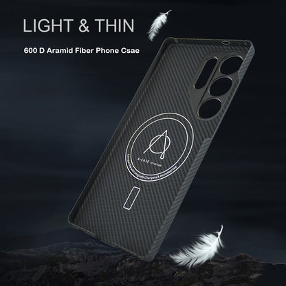 Kavar 600D Aramid Fiber Case For Samsung S25 Ultra -Black