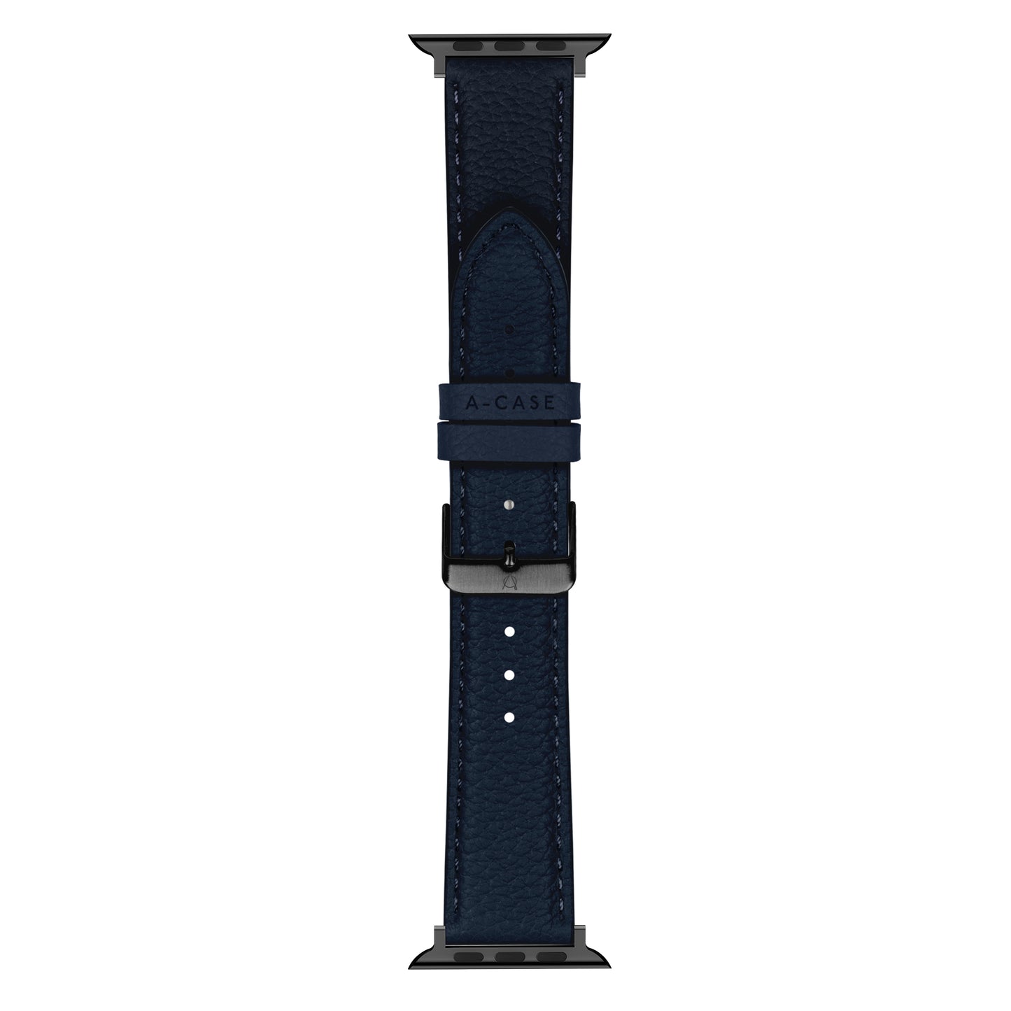 Amur Apple Watch Genuine Leather Strap – Blue/Black