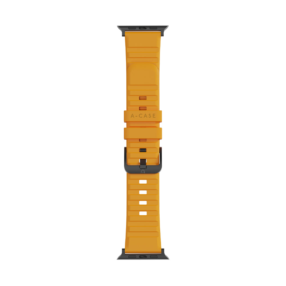Bodrum Apple Watch Silicone Band Yellow/Black