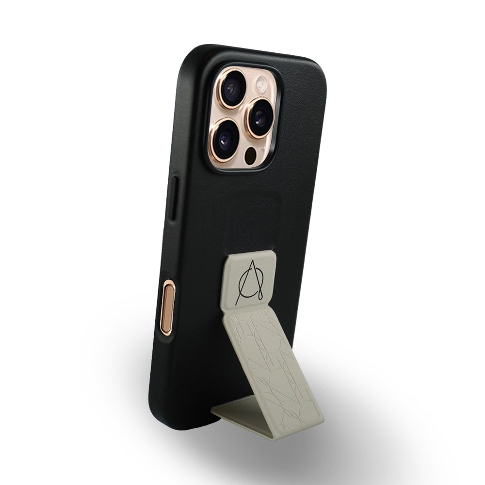 Tank Pro Vegan Leather Case For iPhone 16 Series-Gray