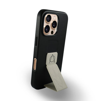 Tank Pro Vegan Leather Case For iPhone 16 Series-Gray