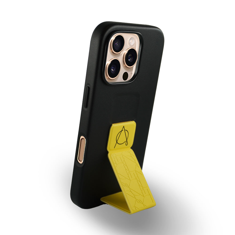Tank Pro Vegan Leather Case For iPhone 16 Series-Yellow