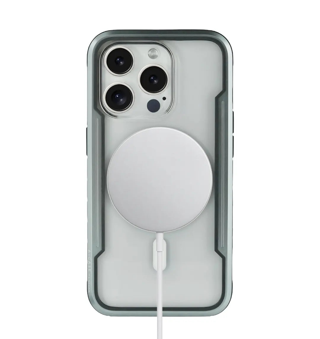 Asker Case For iPhone 15 Pro Max - Black/Silver